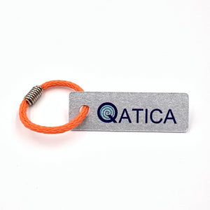qatica recycled Orange fishing net ring