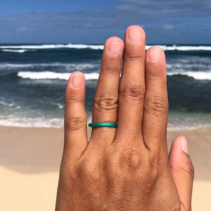green sea turtle ring beach jewelry hawaii