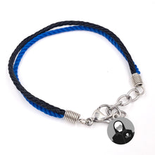 Load image into Gallery viewer, Captain’s Bracelet (Black / Blue)