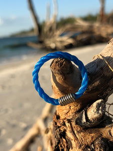 blue recycled engagement ring ocean